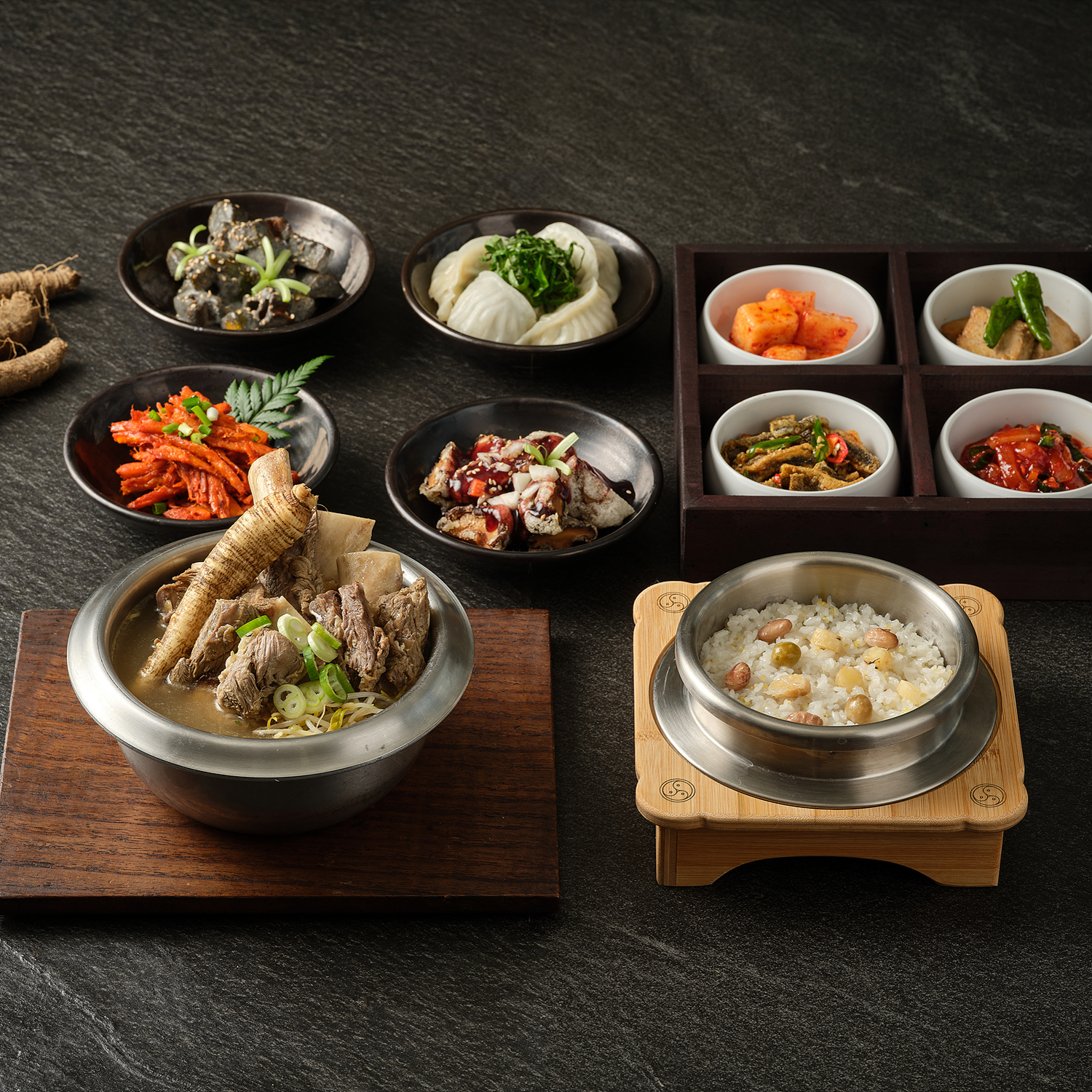 더덕 갈비탕 정식